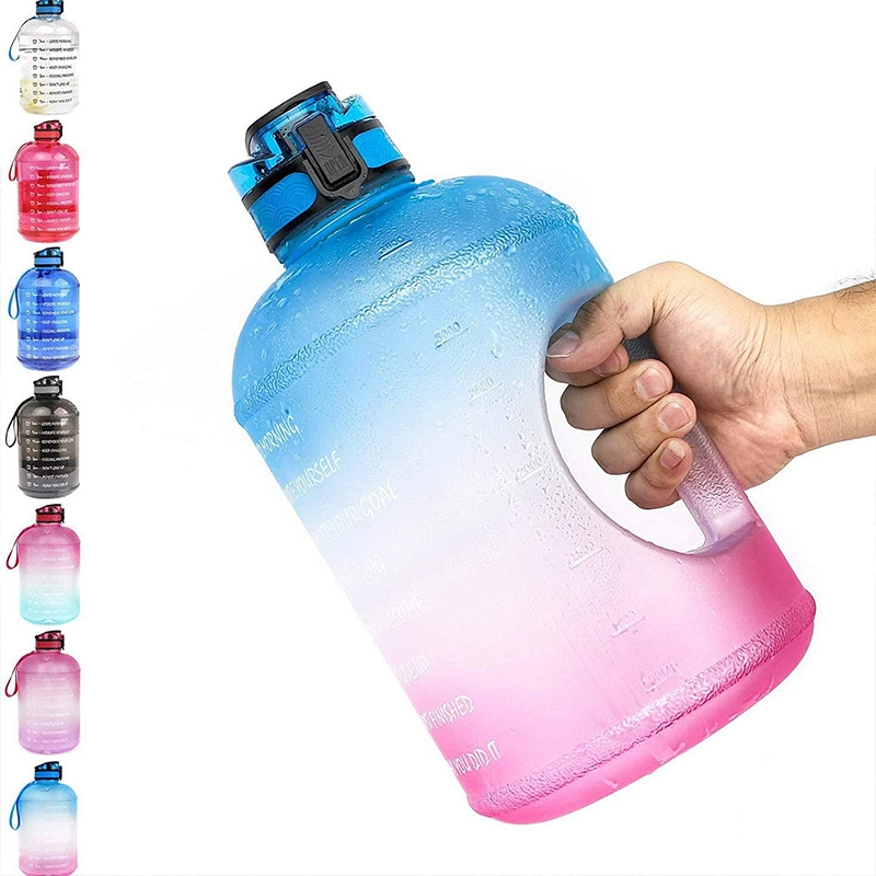1 Gallon Water Bottle 128 Oz Water Bottle With Straw And Times To Drink